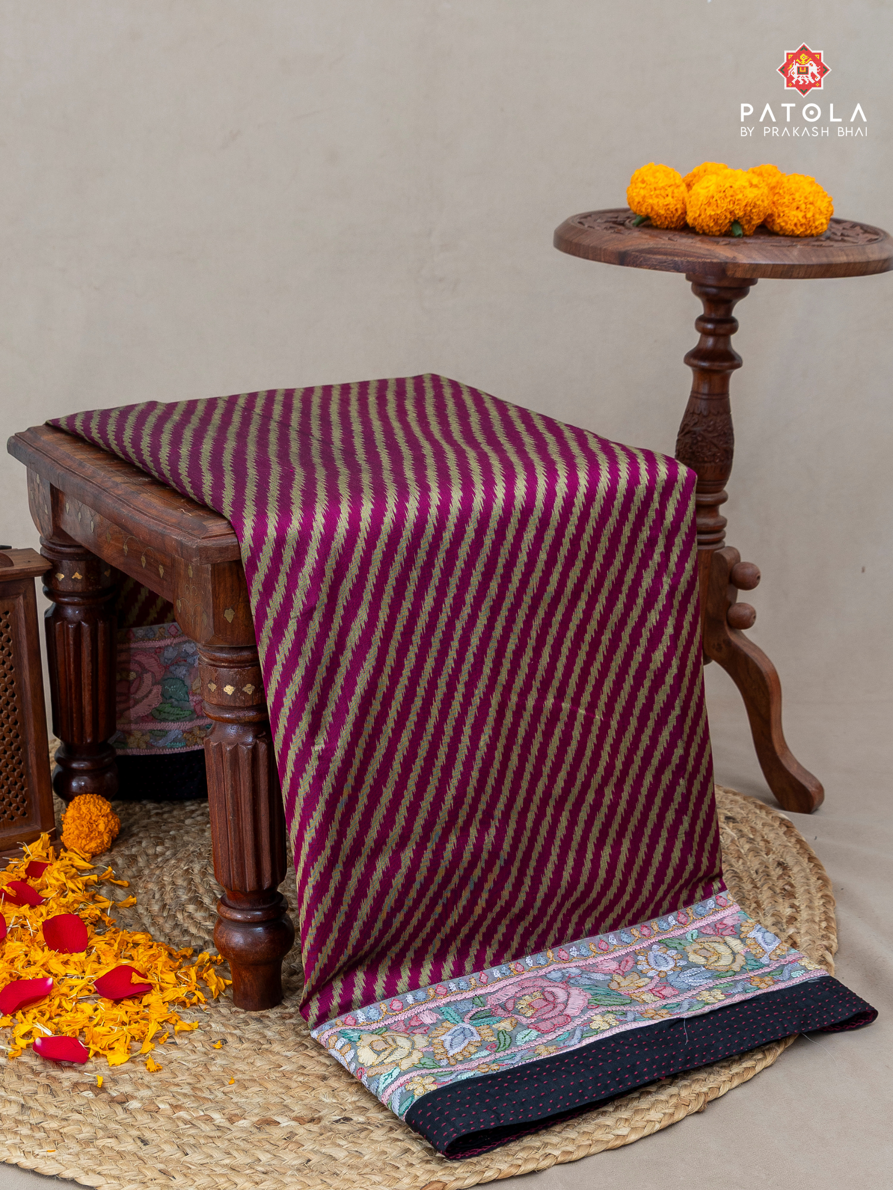 Masterpiece Laheriya design  Patola With Pure Traditional Handwork