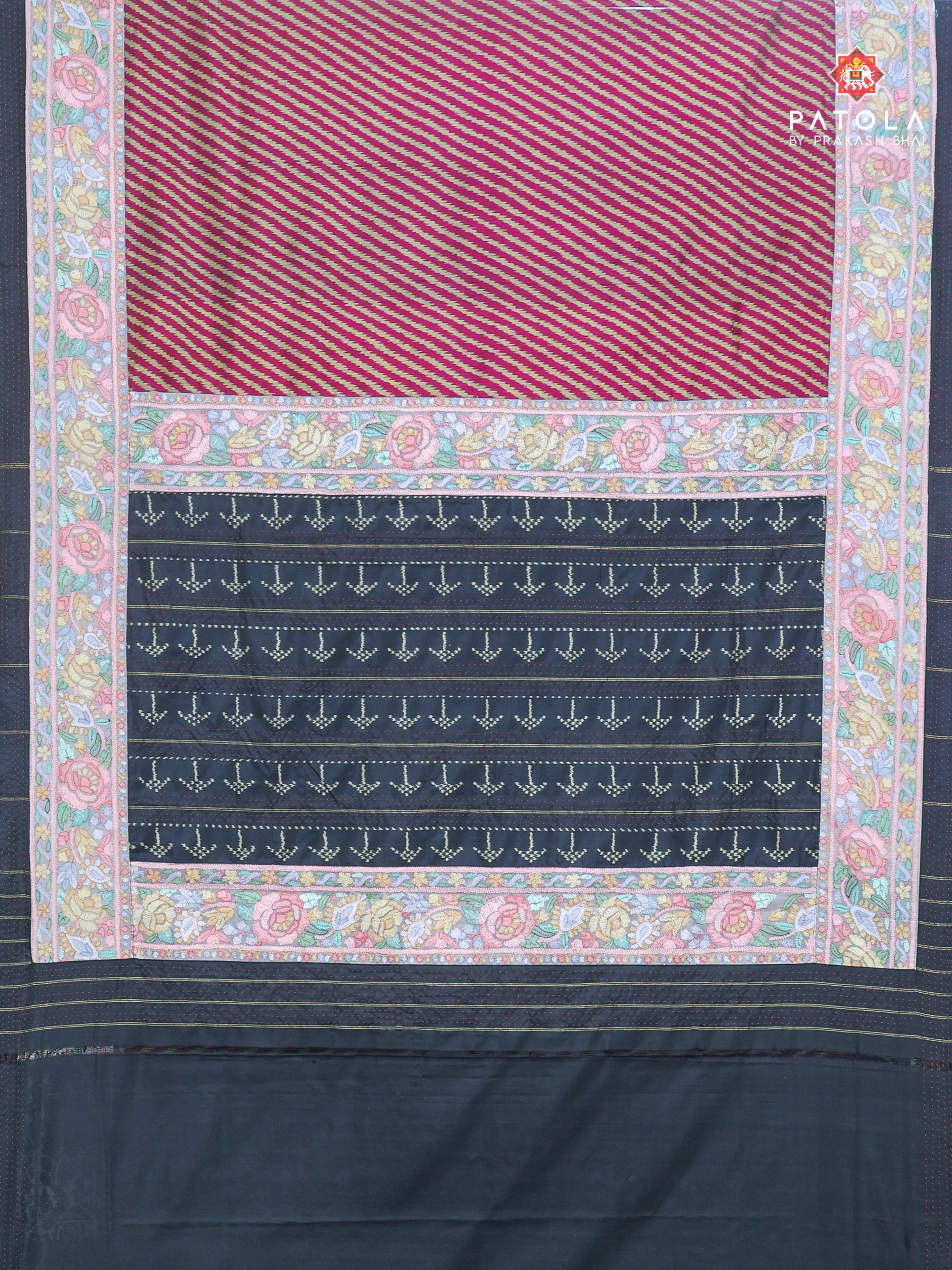 Masterpiece Laheriya design  Patola With Pure Traditional Handwork