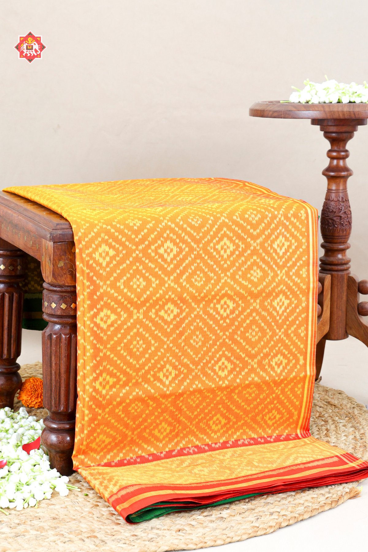 Ganga jamuna single ikat patola saree