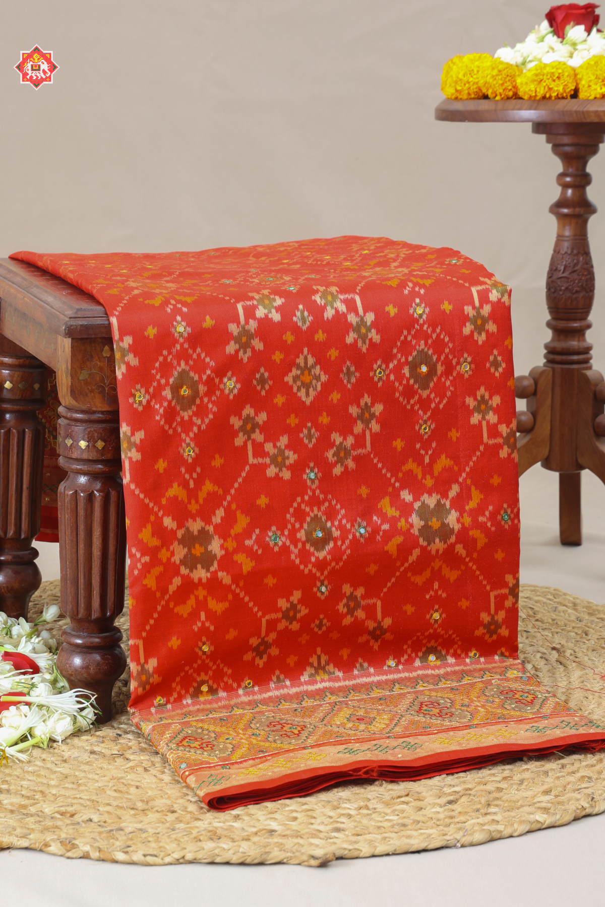 Hand painting art kalamkari with skirt border & kanchipuram work saree ( masterpiece)