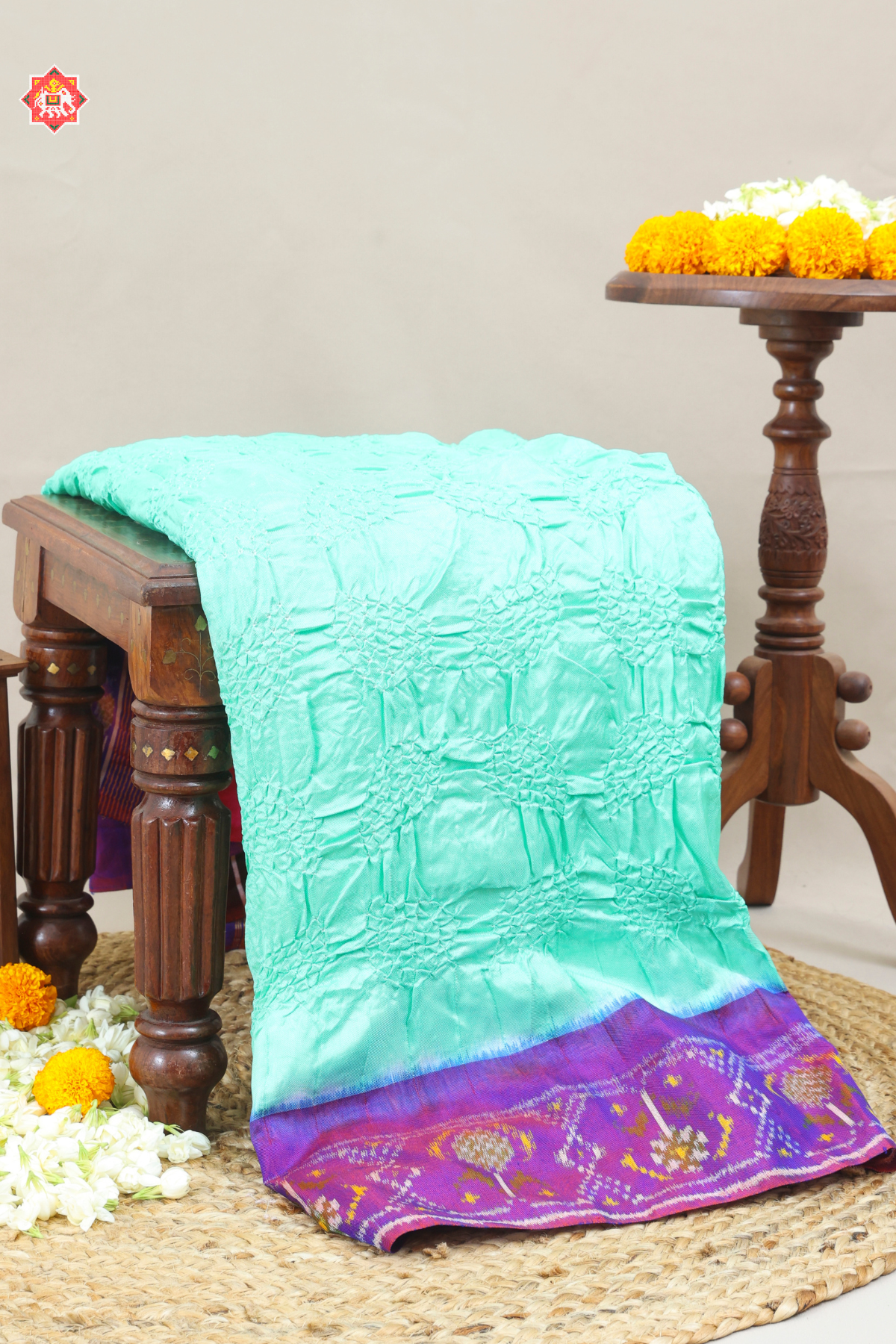 Master piece traditional multi pallu bandhej patola saree