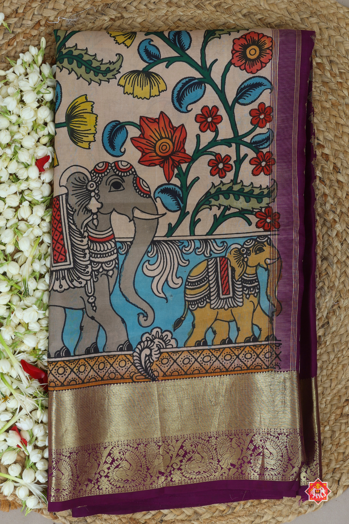 Masterpiece navrtan patola design with mirror work saree