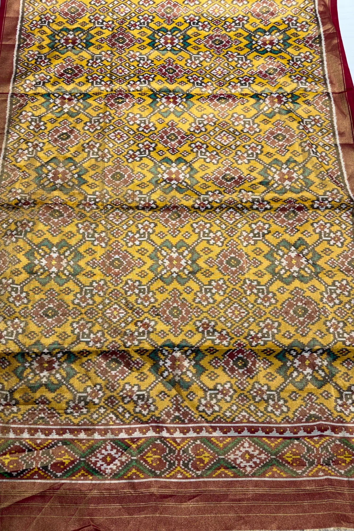 Navrtan design minakari work tissue patola dupatta
