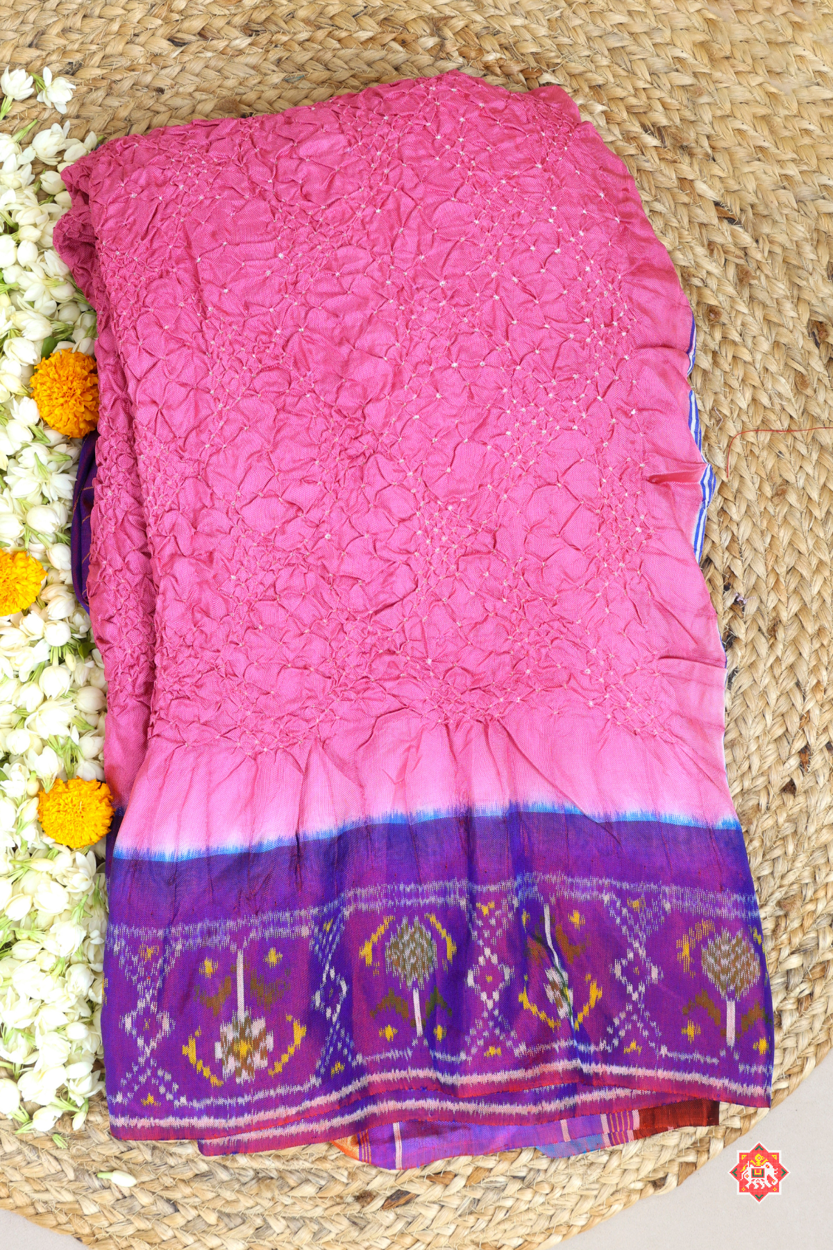 Master piece traditional multi pallu bandhej patola saree