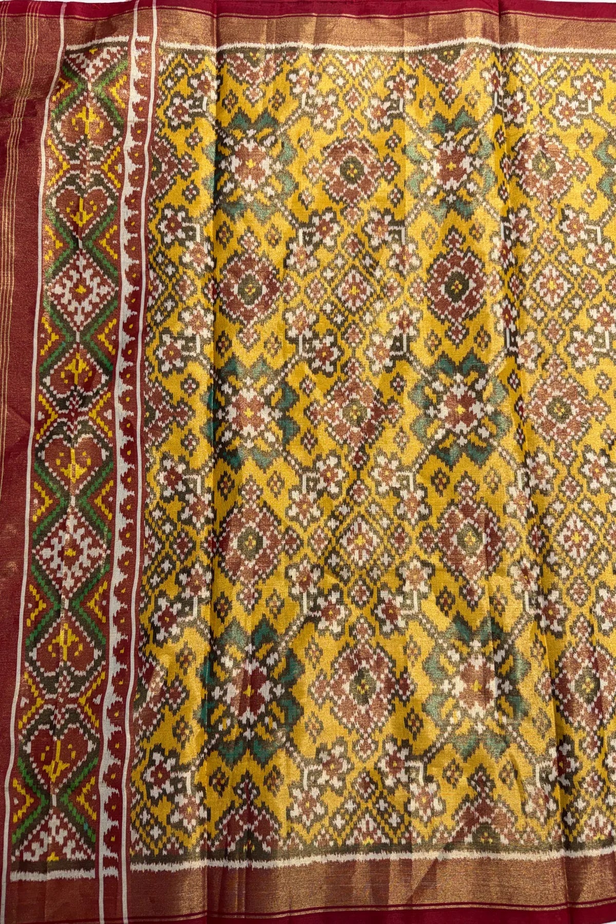 Navrtan design minakari work tissue patola dupatta
