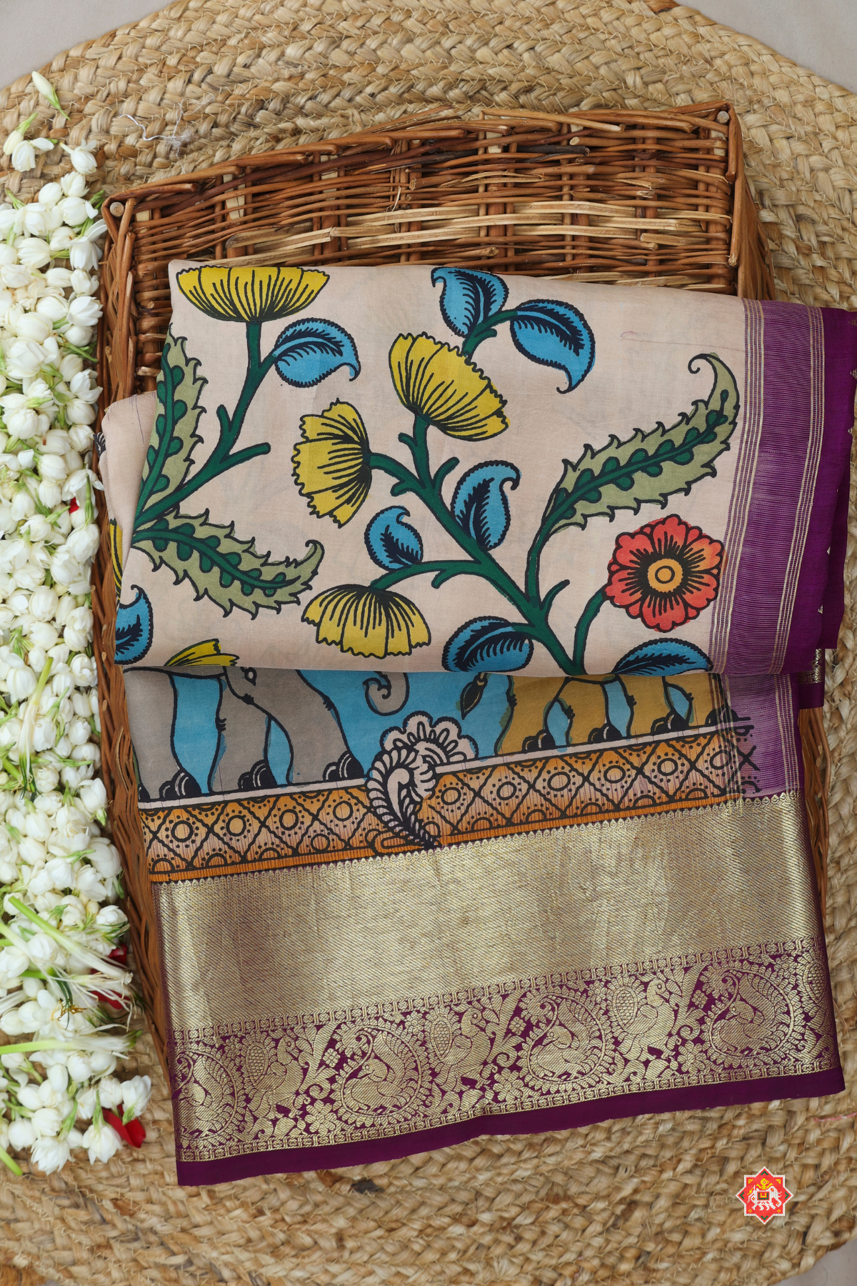 Masterpiece navrtan patola design with mirror work saree