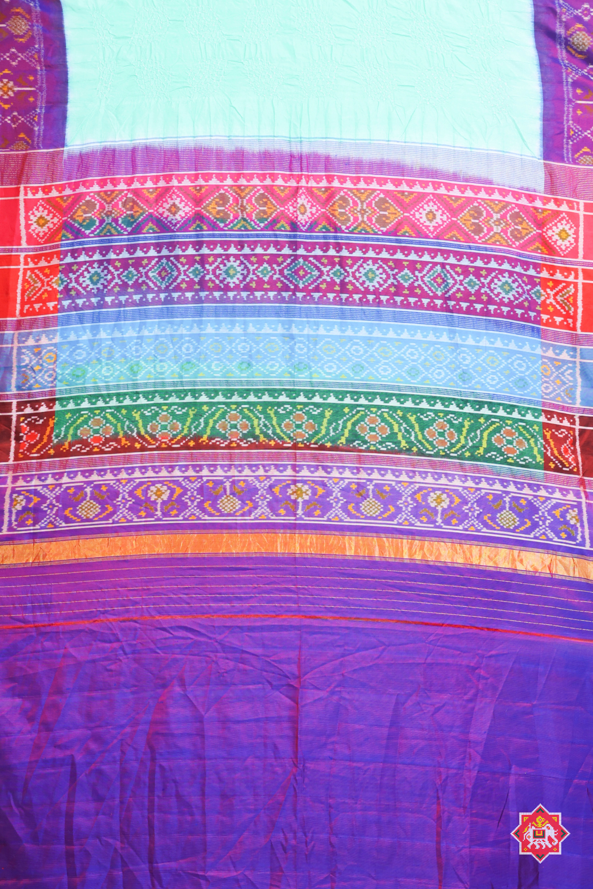 Master piece traditional multi pallu bandhej patola saree