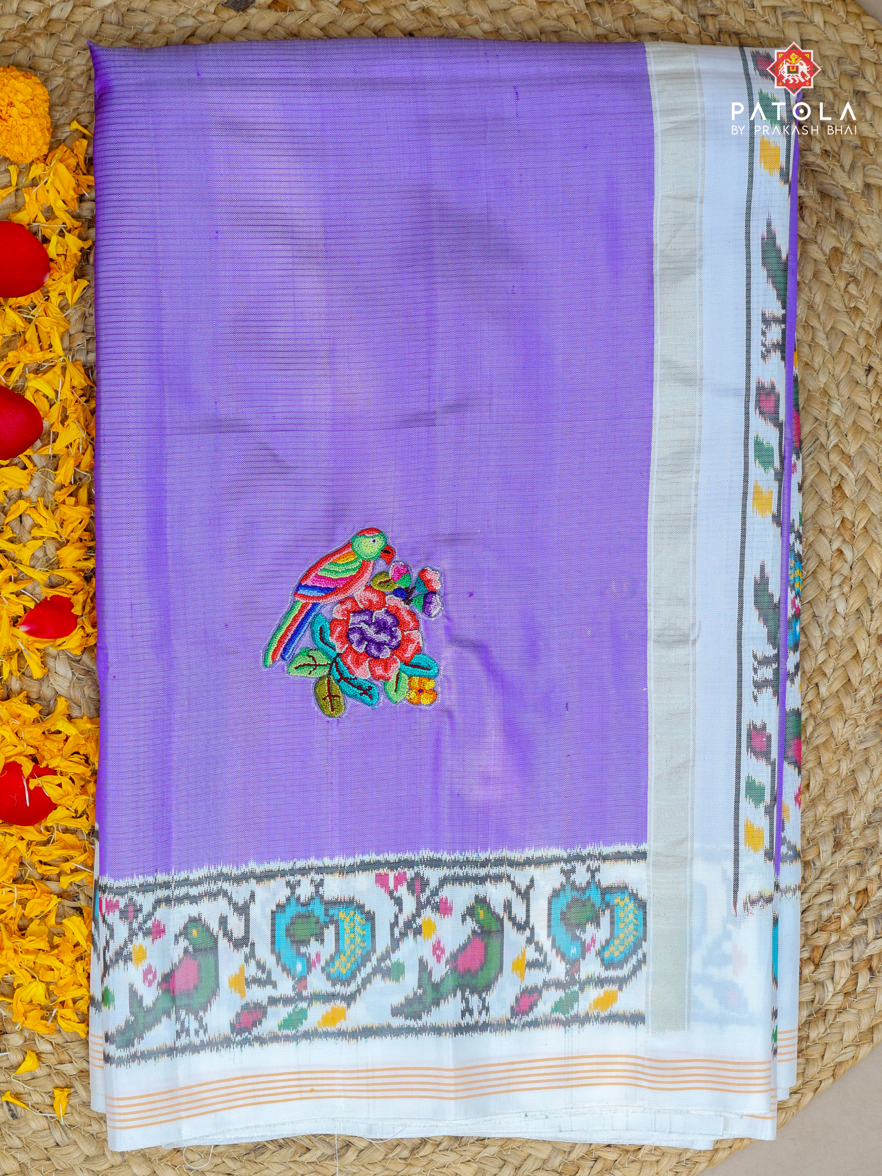 Masterpiece Motifs Design Border with Petit point Work