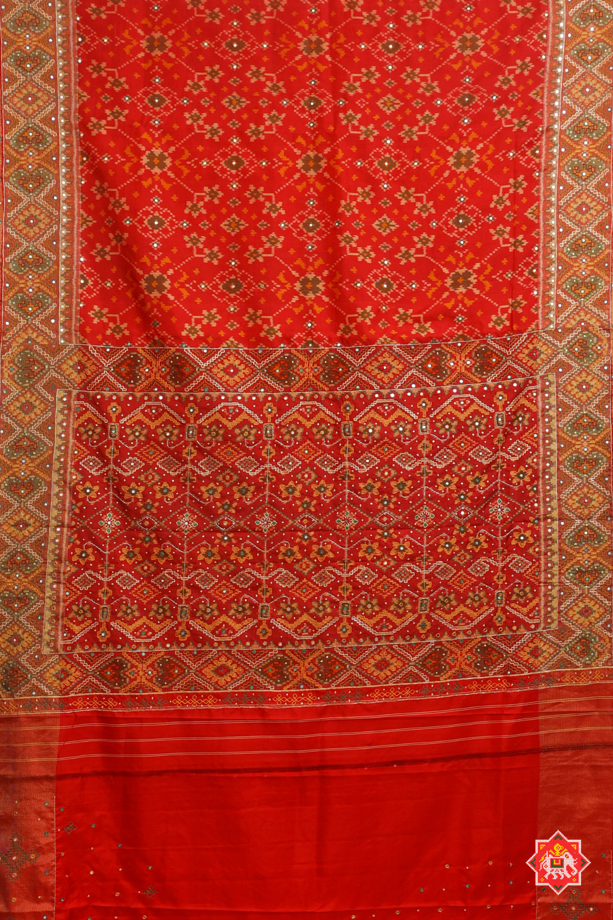 Hand painting art kalamkari with skirt border & kanchipuram work saree ( masterpiece)