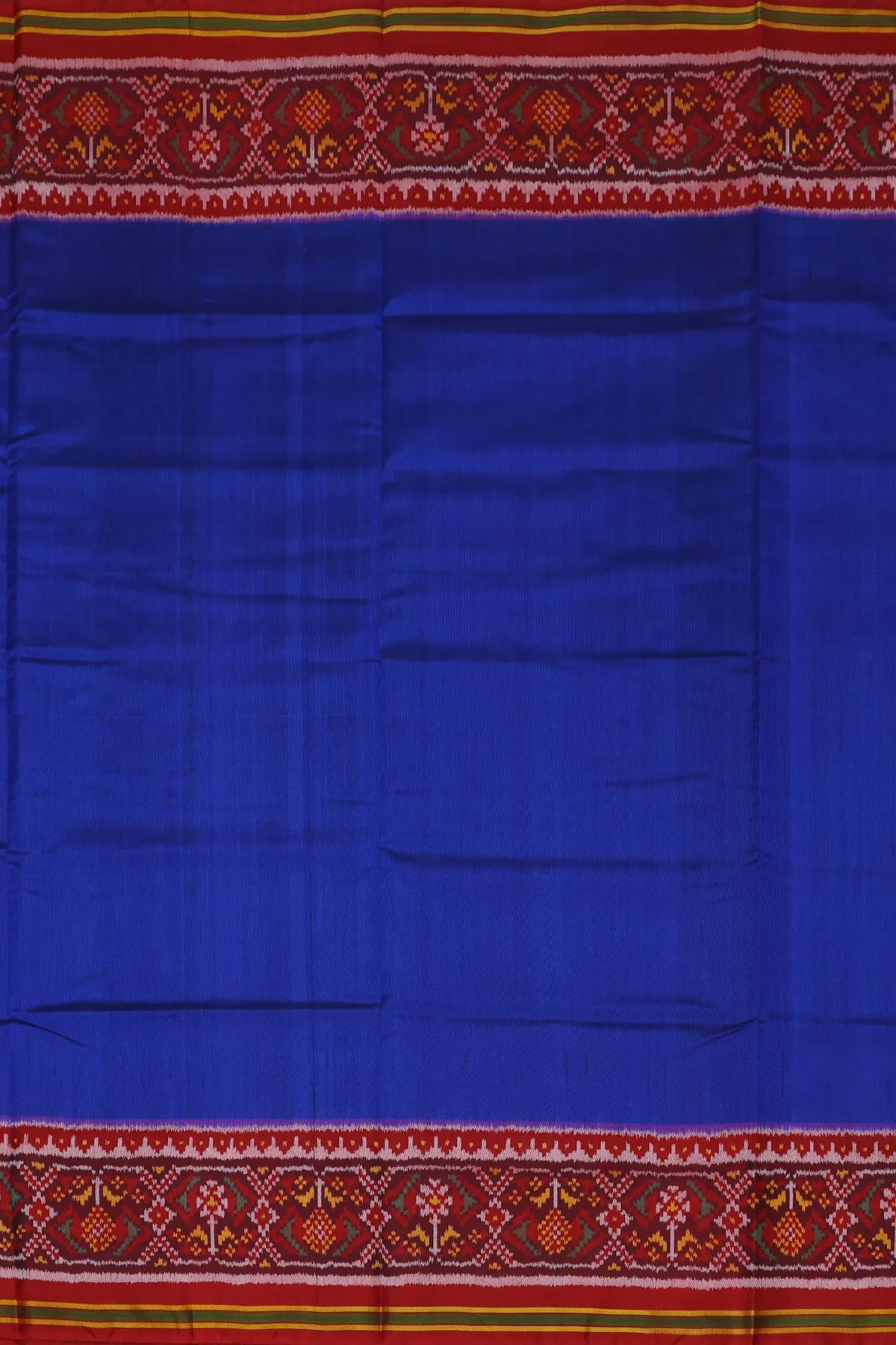 Plain patola with border pallu & blouse patola design semi double ikat patola saree