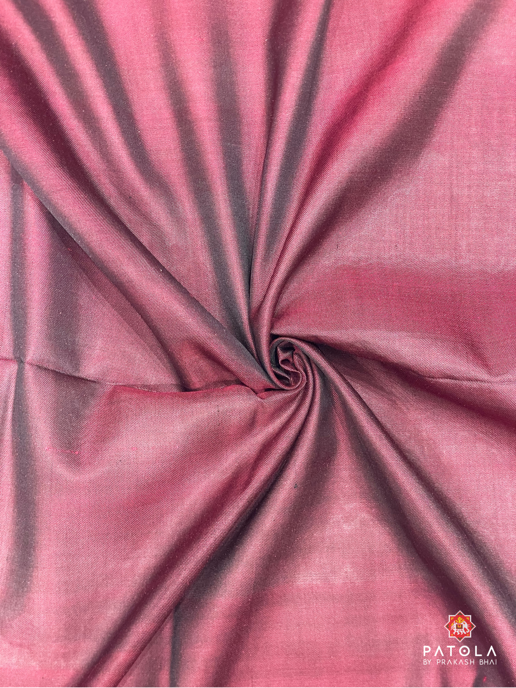 Elephent Scut Border With Laheriya Design Semi Double Ikat Patola Saree