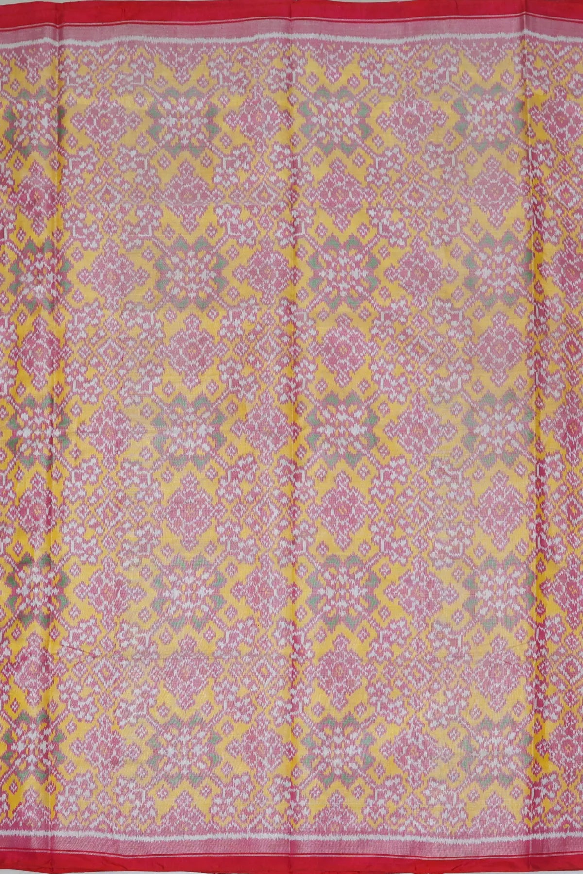 Navratna design with minakari work  tissue patola saree
