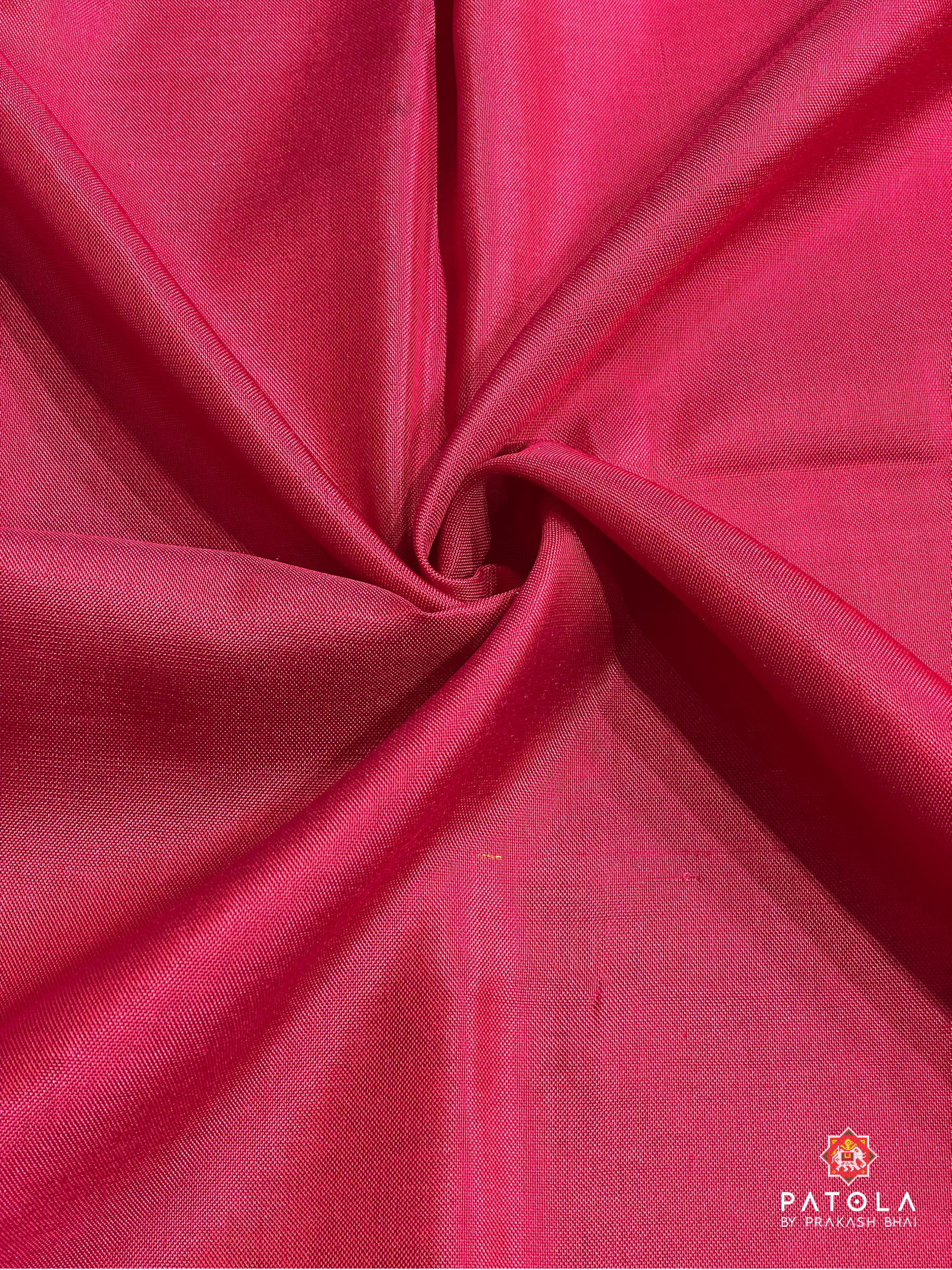 Traditional Navratna Design With Two Color Border Pallu Contrast Semi Double Ikat Saree