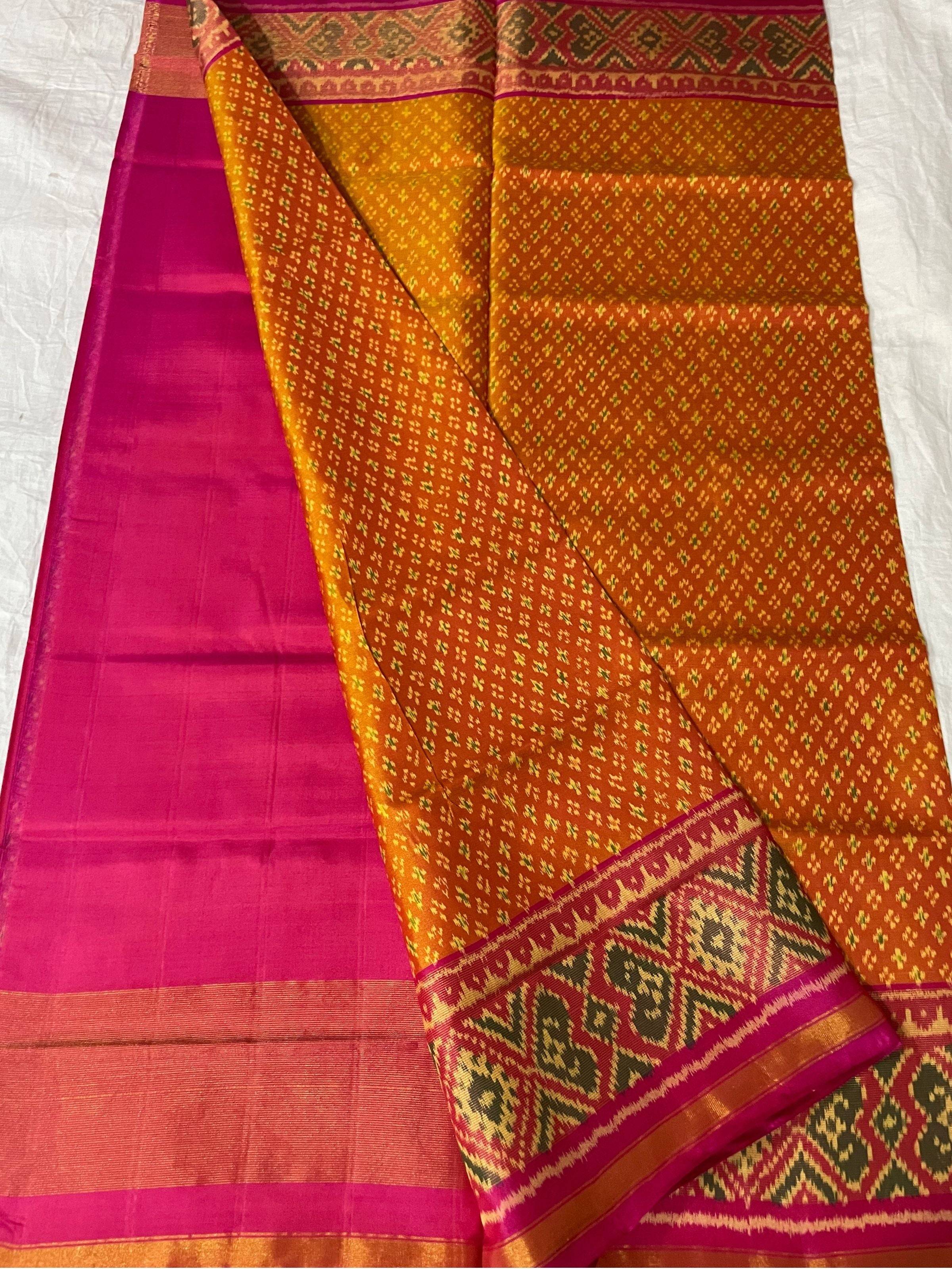 Small Chax Design With Border And Pallu Of Sellari Design 3